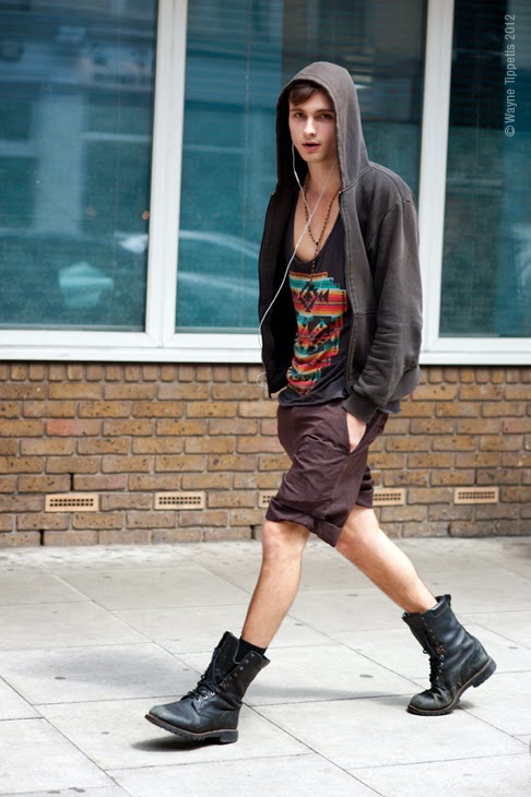 Bermuda com best sale bota masculina